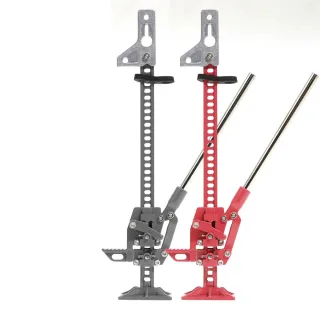 Simulation Slideable Metal Jack Lift Tool for 1/10 RC Rock Crawler Car Upgrade Parts Compatible with Traxxas TRX4 Axial