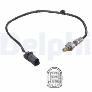 Delphi Lambdasonde vor Katalysator Fiat Doblo Fiorino Grande Punto Qubo 1,3