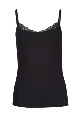 SKINY - Skiny Damen Spaghettishirt Classicotton black - Gr. - 42