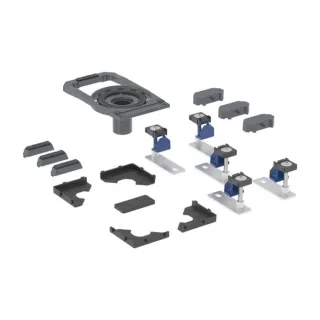 Geberit Duofix Duschwannenablauf 551559001 mit 5 Füßen, stockwerksdurchdringende Installation
