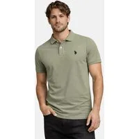 U.S. Polo Assn. Poloshirt USBrodyy – Herren Shirt aus Baumwolle mit Logo-Stickerei 100 % Baumwolle mit klassischem Polokragen und geradem Schnitt