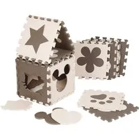 JEOBEST Spielmatte Puzzlematte Krabbelmatte Schaumstoff-Puzzlematte, (24-tlg), Spielteppich für Baby & Kinder
