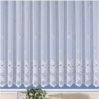 Weckbrodt Gardine Basel (1 St), Kräuselband, halbtransparent, Jacquard, Jacquard, strukturiert, halbtransparent, Allover,Motiv, Bordüre, Store