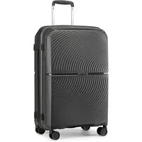British Traveller Koffer Hartschale Koffer Trolley PP Handgepäck Reisekoffer mit 4 Spinnerräder