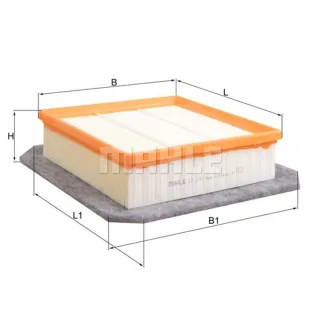 Mahle Luftfilter Opel Meriva B