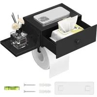 Lifewit Toilettenpapierhalter Toilettenpapierhalter, Klopapierhalter mit Feuchttücherbox. (1-St)