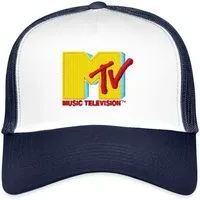 Spreadshirt Trucker Cap MTV Logo Als Stick-Design Trucker Cap (1-St)