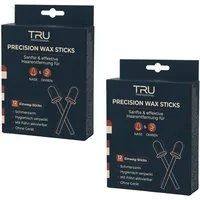 TRU Enthaarungswachs Wax Sticks, 24 St., Mit Föhn aktivierbar, ohne Wachserhitzer, hygienisch einzeln verpackt