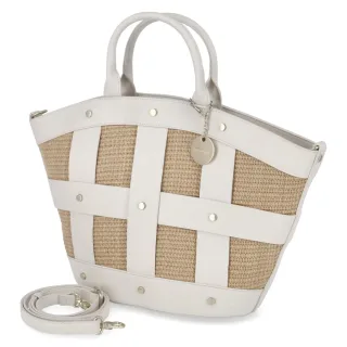 Tamaris Shopper KIRSTI - Gr.  - Beige - Textil & Synthetik