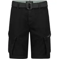 SUBLEVEL Cargoshorts Cargo mit Gürtel und Design Taschen Cargo Bermuda