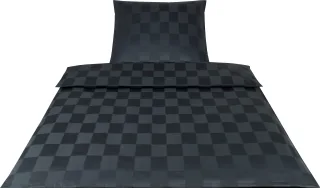 Elegante Bettwäsche "Courage" 2 Stk. im modernen Karodesign