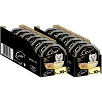 Cesar CESAR® Schale Senior 10+ mit Huhn und Reis 14 x 150g, Nassfutter für: Hunde