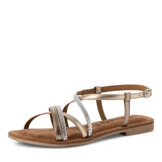 Tamaris - Da.-Sandalette champagne comb - Gr. - 36