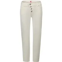 Buena Vista Stoffhose Malibu cropped summer twill - Sommerhose Damen - Slim Fit Hose - weiß