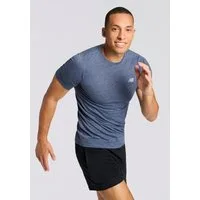 New Balance T-Shirt Sport Essentials Heathertech T-Shirt sportliches T-Shirt, für Laufaktivitäten, aus Polyester und Baumwolle