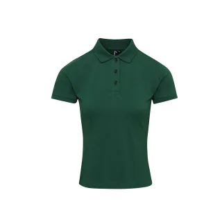 Premier - Poloshirt für Damen (Flaschengrün)