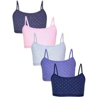 TupTam Bustier TupTam Mädchen Bustier mit Spaghettiträger 5er Pack
