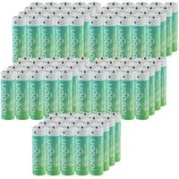 shop'n smile ideoon AA Batterien (20er-Pack) – Super Alkaline Mignon-Zellen mit 1,5V Batterie, Langlebige & auslaufsichere Batterien für den Alltag