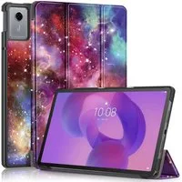 Wigento Tablet-Hülle Für Lenovo Idea Tab 11 Zoll Wake Smart Cover Tasche Hülle Milchstraße, Milchstraße Design, 3-Fold Standfunktion