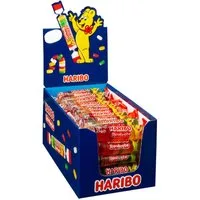 HARIBO Süßigkeit, Haribo Roulette Fruchtgummi Geschmack Rolle 25g 50er Display