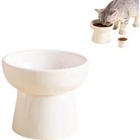 Ledander Futternapf Keramiknapf,Katzen-Futterspiel,futternapf katze keramik, Hundenapf, 10cm Höhe für einfaches Füttern,geeignet für Innen- und Außennutzung