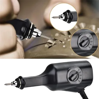 Electric Engraver 220V 25W Adjustable Power Metal Wood Ceramic Glass Plastic Engraving Pen Tool Precision Carving Machin