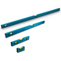 Bituxx Wasserwaage Aluminium mit Magneten Set 10cm / 30cm / 80cm / 120cm, (Spar-Set, 4 St., MS-19476)