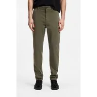 BOSS ORANGE Chinohose tapered mit BOSS Logo hinten