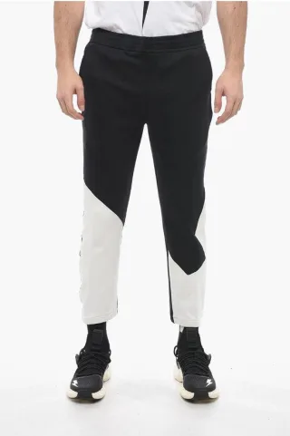 Skinny Fit MODERNIST Sweatpants mit Kontrastdetails in Schwarz