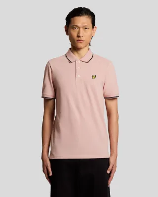 Polo-Shirt mit Kontrastkragen