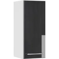 Vicco Hängeschrank Fame-Line, Anthrazit Hochglanz/Weiß, 30 cm (1-St)