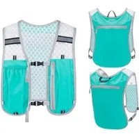 Blusmart Trinkrucksack Trinkrucksack, Laufrucksack, Trailrunning-Rucksack (Verstellbar, leicht, atmungsaktiv, wasserdicht, Unisex, mit Reflektorstreifen), Geeignet zum Laufen, Radfahren und Wandern