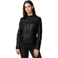 Tazzio Lederjacke F524 moderne & zeitlose Damen Jacke im Biker Look