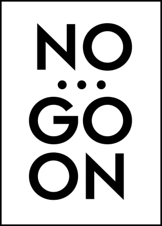 Poster NO...GO ON