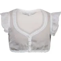 Madame Marie Dirndlbluse Dirndlbluse Floriella ecru