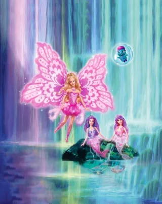 Barbie Mattel Mermaidia Rahmenpuzzle 25 Teile