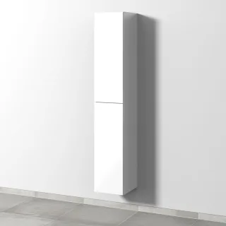 Sanipa 3way Hochschrank mit 2 Türen, Weiß-Glanz SF09078