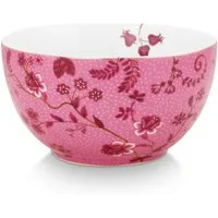 PiP Studio Schale Jolie Flowers Pink Bowl 12cm, Porzellan, (Schüsseln & Schalen)