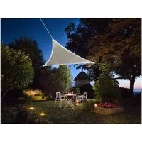PEREL Sonnensegel Perel Sonnensegel mit 107 LEDs, wasserabweisend, 3.6 x 3.6 x 3.6 m, 16, (1-tlg)