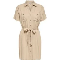ONLY Sommerkleid ONLGOA SS LIN BL BELT SHIRT DRESS C