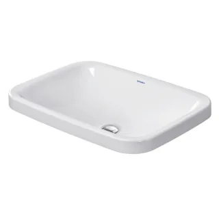 Duravit DuraStyle Einbau Waschtisch 0372600000 60 x 43 cm, weiss, Einbau von oben, ohne Überlauf