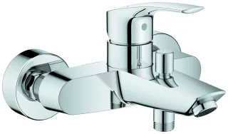 GROHE Wannenarmatur Eurosmart 33300_3 Wandmontage eigensicher chrom, 33300003 33300003