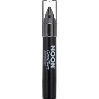 Smiffys Theaterschminke Moon Creations Körper Schminkstift schwarz, Kräftig deckender Schminkstift für Körper und Gesicht