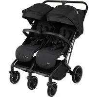 BabyGo Zwillingsbuggy Zwillingskinderwagen GOTwice, mit drei schwenkbaren Vorderrädern