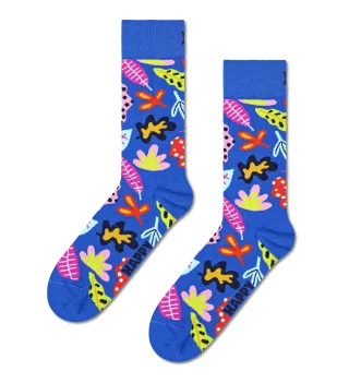 happy socks - Leaves Sock Blau - Gr. - 43.5