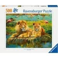 Ravensburger Puzzle Löwen in der Savanne, 500 Puzzleteile, Made in Germany