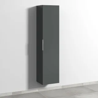 Sanipa 3way Hochschrank mit 1 Tür, Anthrazit-Matt UM11122