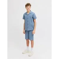 Jack & Jones Junior Shorts JPSTJAIDEN WAFFLE RESORT SHORTS JNR Baumwolle, locker geschnitten