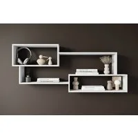 Home affaire Wandboard Wandregal Trio, 1-tlg., Ideal als Bücherregal, Dekoregal oder Ablage im Büro