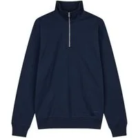 MADS NORGAARD COPENHAGEN Sweatshirt Light Terry Hans Half zip Herren Pullover, Shirt, Sweater, Langarmshirt, Dress